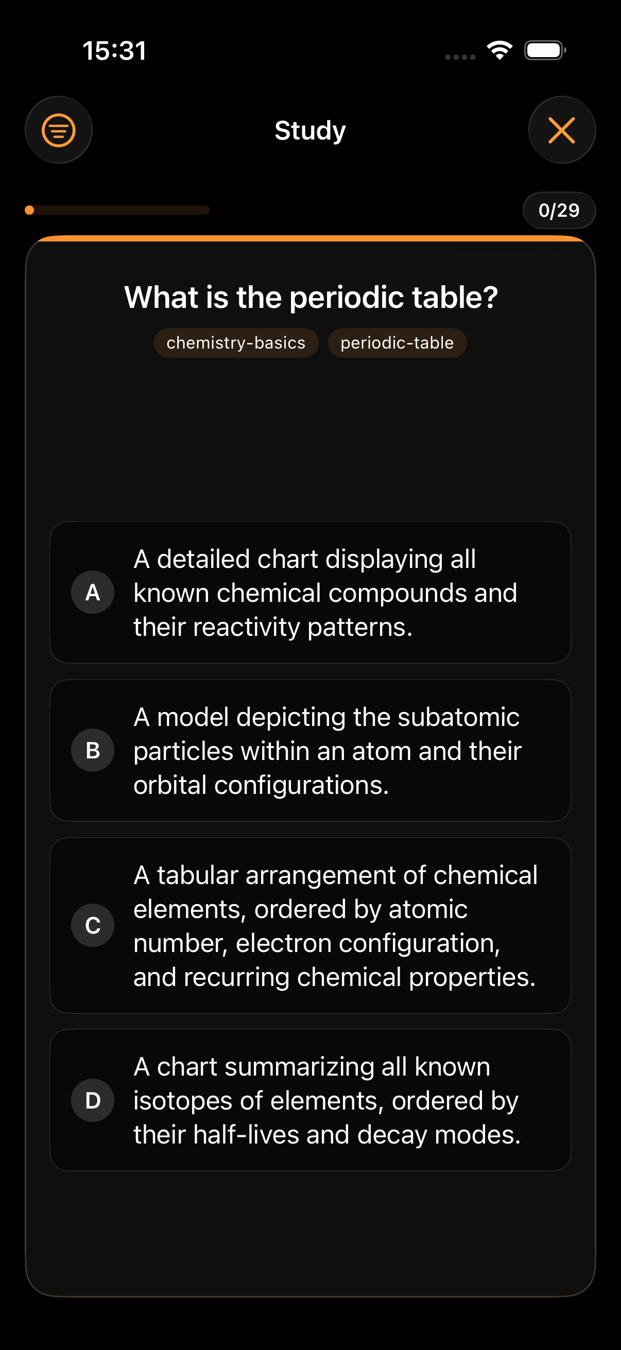 Skill Tree learning program